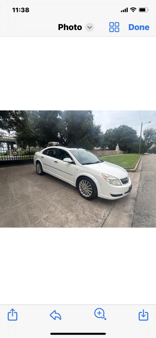 2007 White /Black Saturn Aura XR (1G8ZV57757F) with an 3.6L V6 24V DOHC engine, 4-Speed Automatic Overdrive transmission, located at 2425 Franklin Ave., Waco, TX, 76701, (254) 753-6661, 31.540359, -97.148682 - Photo#5